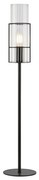 Markslöjd 108556 - Lampa stołowa TUBO 1xE14/40W/230V 65 cm czarne/clear