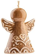 Ozdoba świąteczna ceramiczna 7 cm Angel – Dakls