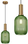 Lampa Sufitowa Wisząca Szklana APP459-1CP Zielona