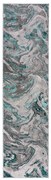 Szaro-turkusowy chodnik 80x300 cm Marbled – Flair Rugs