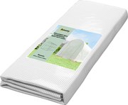 Outsunny Folia do szklarni 4 x 2 m, wodoodporna folia ogrodowa z drzwiami, 8 okien, ochrona UV, odporna polietylenowa, biały | Aosom PL