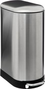 Wąski kosz na śmieci Ariane, ze stali nierdzewnej, z pedałem, 30 l