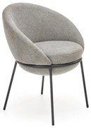 Krzesło tapicerowane K482 szare HALMAR