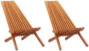 Zestaw drewnianych krzeseł ogrodowych A9-S48