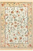 Dywan orientalny Naveh z frędzlami Łąka kwiatów Kremowa-Słoneczna 135 cm x 195 cm