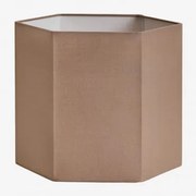 Abażur Z Tkaniny Teneryfa Moka Brown & Ø30 Cm - Sklum