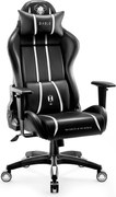 Fotel gamingowy Diablo X-One 2.0 King Size, czarno-biały
