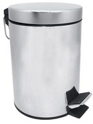 Kosz na śmieci 20x28 cm, stal nierdzewna/srebrny