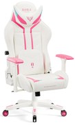 Fotel gamingowy Diablo X-Ray 2.0 Normal Size, biało-różowy