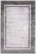 Dywan Alissa Ramka Szara 133x190 Prostokąt