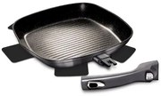 Berlinger Haus Patelnia grillowa ze zdejmowanym uchwytem Carbon PRO Line, 28 cm