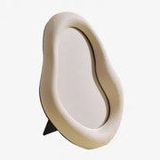 Lustro Stołowe 20x30 Cm Z Ceramiki Estony Kremowa - Sklum
