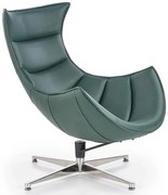 Skórzany obrotowy fotel wypoczynkowy do salonu M9-S90