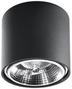 Czarna lampa sufitowa Nice Lamps Luigi