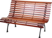 Ławka ogrodowa MCW-F97,  brązowa