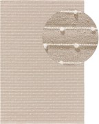 Beżowy dywan bawełniany Lupo