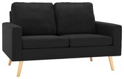 2-osobowa czarna sofa A3-Z87