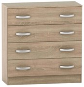 Komoda BETTY 4S, dąb sonoma