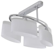 Szklana lampa sufitowa elipsa do salonu S6-N38