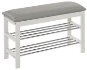 Stojak na buty 48x81 cm biały/szary