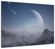 Obraz - Niebo nad skałami (70x50 cm)