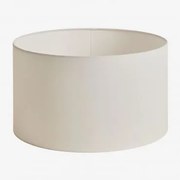 Abażur Ø40 Cm Z Lnu Azoia Pościel Kremowa - Sklum