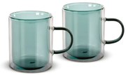 Lamart LT9122 2-częściowy zestaw szklanek TeaVaso, 350 ml, zielony