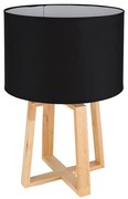 Globo 21621B - Lampa stołowa MORITZ 1xE14/40W/230V czarna