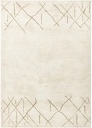 Kremowy wełniany dywan odpowiedni do prania/tkany ręcznie 160x230 cm Azera Crosshatch – Asiatic Carpets