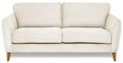 Biała sztruksowa sofa 170 cm Paris – Scandic