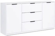 Biała nowoczesna komoda do przechowywania połysk M4-F34