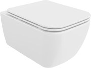 Mexen Stella miska wc Rimless z deską wolnoopadającą slim, duroplast, biała połysk - 30680900