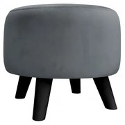 Pufa POLA BL14 ciemnoszara/czarna ATOS