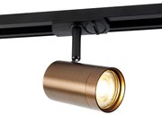 Nowoczesny reflektor szynowy jednofazowy ciemny brąz - Jeana