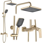 Zestaw natryskowy Rea JOE Złoty Szczotkowany