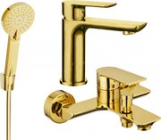 Mexen Alfa R40 zestaw wannowy, złoty - 745703R40-50