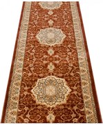 Brązowy klasyczny chodnik na metry G6-Z15