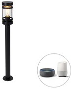 Zewnetrzna Inteligentna lampa zewnętrzna czarna 80 cm IP44 z WiFi ST64 - Gleam Nowoczesny Oswietlenie zewnetrzne