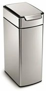 Simplehuman Kosz na śmieci z czujnikiem dotykowym40 l, wąski