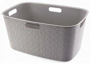 Curver Kosz do wypranej bielizny Softex 45 l, szary