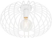 Designerska lampa sufitowa biała 39 cm - Johanna