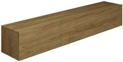 Wisząca szafka RTV bez uchwytów dąb hikora Z6-C04