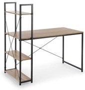 Biurko SERENOR czarne/dąb sonoma