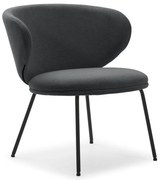 Antracytowy fotel Rush – Marckeric