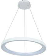 Brilagi - LED ściemnialna lampa wisząca na lince FALCON SLIM LED/42W/230V Ø50 cm biała + pilot