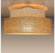 Plafon BOHO 1xE27/60W/230V śr. 40 cm kremowy/beżowy