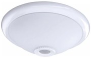 Oprawa sufitowa z czujnikiem ruchu MANA 2xE27/40W/230V, średnica 30 cm, biała
