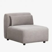 Fotel Fogler Sztruksu Szary Kret - Sklum