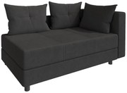 Grafitowy Rozkładany Tapczan Jednoosobowy F8-B13