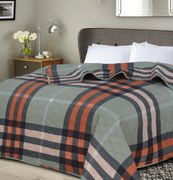 Narzuta na łóżko PLAIDORY HEXAGON, zielony Rozmiar: 170 x 210 cm